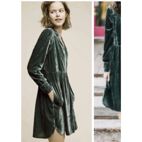 Anthropologie Dresses & Skirts - Holding Horses Nantes velvet dress